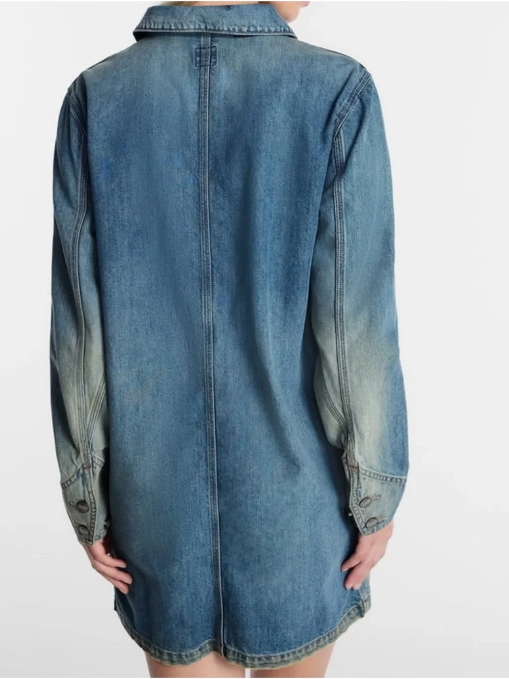 NWT Kacey Lee Denim Chore Dress